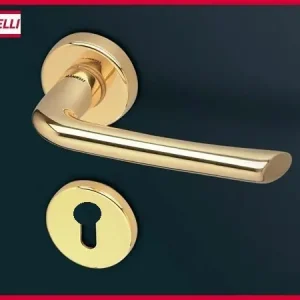 Maniglia per porta S81 oro MANDELLI bocchetta Yale 7916 yale Koop Vandaag